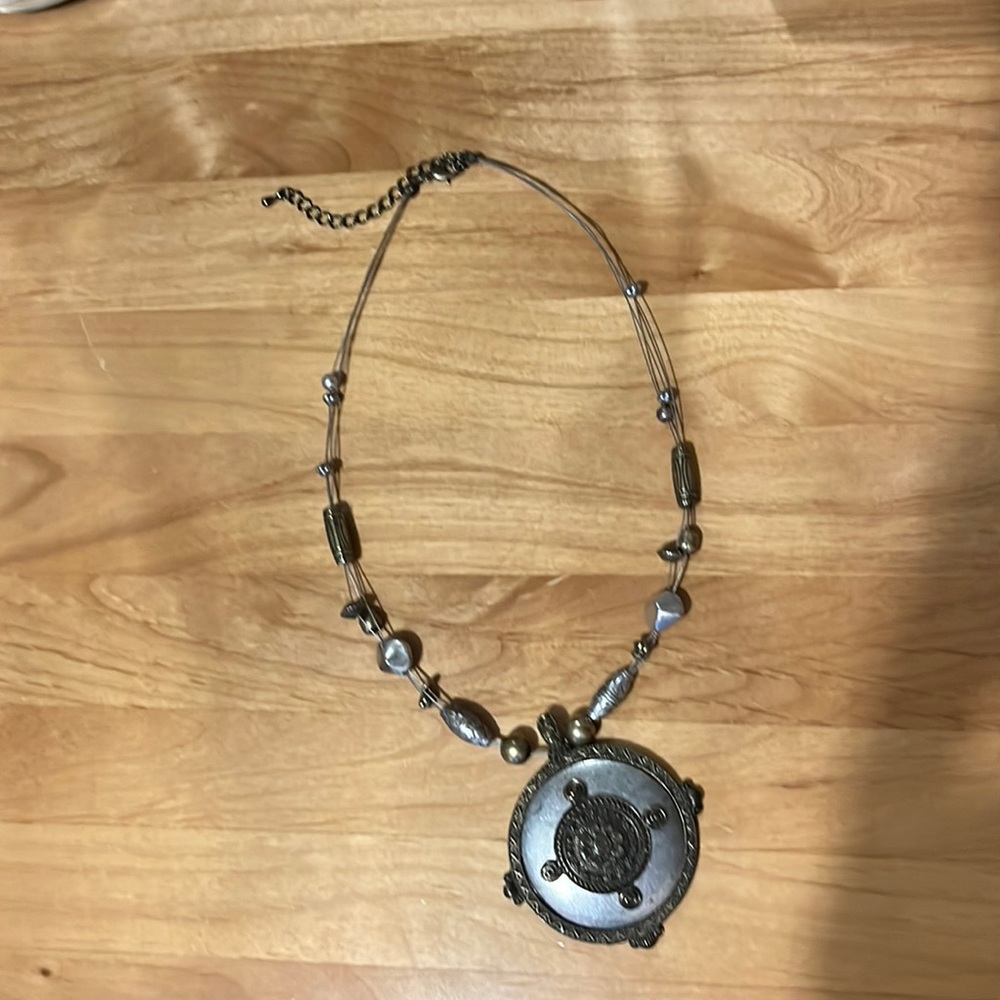 Silver & Brass Necklace